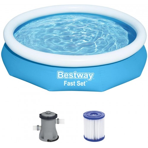 BESTWAY Fast Set Bazén 305 x 66 cm, kartušová filtrácia 57458