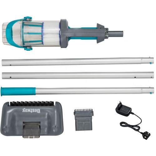 BESTWAY AquaGrip Aku ručný bazénový vysávač s filtračnou patrónou 250 cm 58946