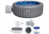 BESTWAY Lay-Z-Spa Santorini EnergySense HydroJet Pro Vírivka, 216 x 80 cm, 7 osôb 6001T