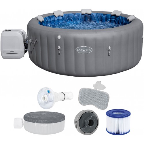 BESTWAY Lay-Z-Spa Santorini EnergySense HydroJet Pro Vírivka, 216 x 80 cm, 7 osôb 6001T