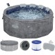 BESTWAY Lay-Z-Spa Carrara ThermaCore Smart AirJet Vírivka, 170 x 65 cm, 6 osôb 6001V