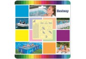 BESTWAY Sada samolepiacich záplat, vodotesné, 6,5 x 6,5 cm, 10 ks 62091