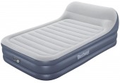 BESTWAY TriTech SleekFlow Nafukovacia posteľ s čelom a pumpou, 226 x 152 x 84 cm 67923