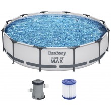 BESTWAY Steel Pro Max Bazén 366 x 76 cm, kartušová filtrácia 56416