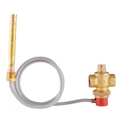 Honeywell termostatický ventil pre chladiacu slučku dĺžka kapiláry 4 000 mm TS131-3/4B
