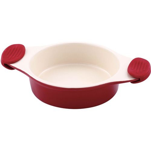 BERGNER Zapekacia misa so silikónovou rukoväťami guľatá 20 cm BG-13858 BERGNER Zapekacia misa so silikónovou rukoväťami guľatá 20 cm BG-13858
