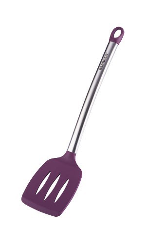 Obracačka s otvormi silikónová 36cm FLEXIKITCHEN, farba fialová Obracačka s otvormi silikónová 36cm FLEXIKITCHEN, farba fialová