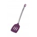 Obracačka s otvormi silikónová 36cm FLEXIKITCHEN, farba fialová