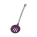 BERGNER Zberačky s otvormi silikónová 35cm FLEXIKITCHEN, farba fialová BG-3363fial