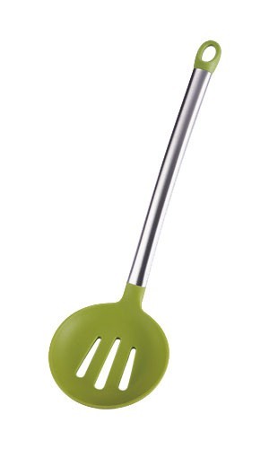 BERGNER Zberačky s otvormi silikónová 35cm FLEXIKITCHEN, farba zelená BG-3363zele BERGNER Zberačky s otvormi silikónová 35cm FLEXIKITCHEN, farba zelená BG-3363zele