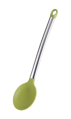 BERGNER Lyžica silikónová 34cm FLEXIKITCHEN, farba zelená BG-3364zele
