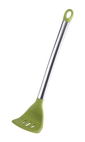 BERGNER Drvič na zemiaky silikónové 31cm FLEXIKITCHEN, farba zelená BG-3365zele