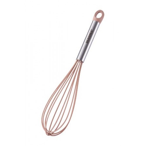 BERGNER Metla šľahacia silikónová 30 cm FLEXIKITCHEN, farba okrová BG-3370hned