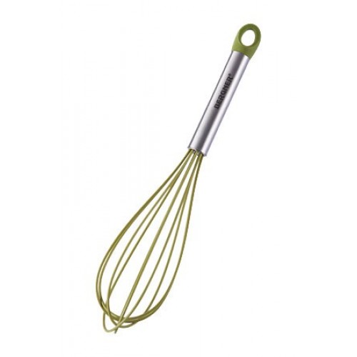 BERGNER Metla šľahacia silikónová 30 cm FLEXIKITCHEN, farba zelená BG-3370zele