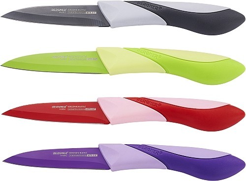 BERGNER Nôž s nepriľnavou čepeľou lúpací 10 cm BG-4070