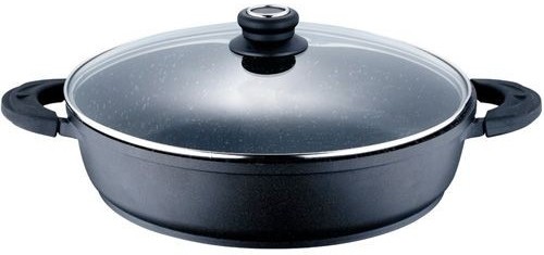 BERGNER Pekáč guľatý s mramorovým povrchom 24 cm SILICON - MARMO BG-6464 BERGNER Pekáč guľatý s mramorovým povrchom 24 cm SILICON - MARMO BG-6464