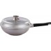 BERGNER Panvica WOK s nepriľnavým povrchom a pokrievkou 28 cm, SILVER EDGE BG-6704