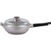 BERGNER Panvica hlboká s nepriľnavým povrchom a pokrievkou 28 cm, SILVER EDGE BG-6706