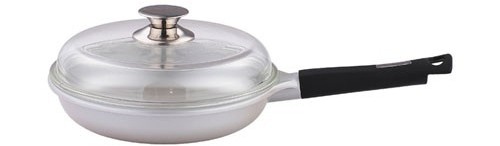 BERGNER Panvica hlboká s nepriľnavým povrchom a pokrievkou 28 cm, SILVER EDGE BG-6706