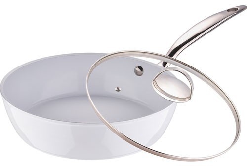BERGNER Panvica keramická hlboká s pokrievkou, 28 cm SNOW FORGE BG-6779 BERGNER Panvica keramická hlboká s pokrievkou, 28 cm SNOW FORGE BG-6779