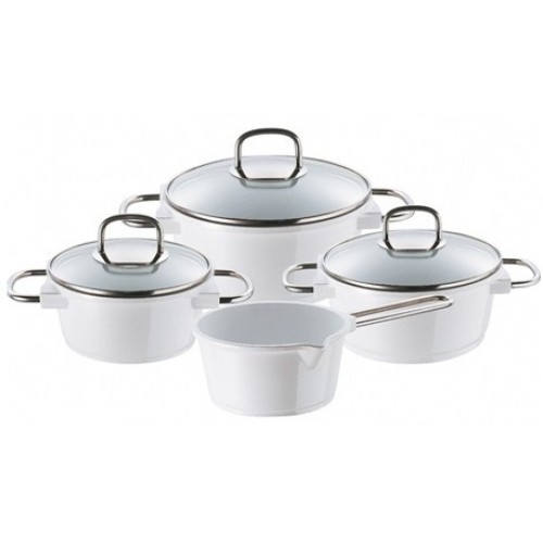BERGNER Riad s keramickým povrchom - sada 7 ks WHITE KNIGHT BG-8623