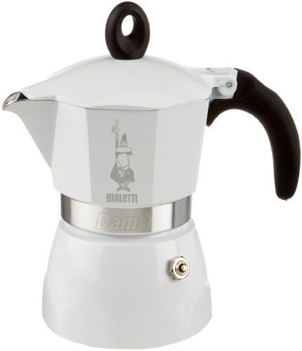 BIALETTI Dama kanvička, 3 porcie, hliník - biela 2180199313
