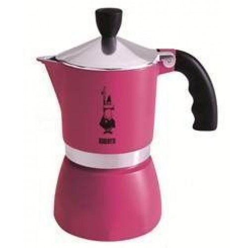 BIALETTI Fiammetta kanvička, 1 porcie, hliník - tm. ružová 2150199315