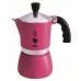 BIALETTI Fiammetta kanvička, 1 porcie, hliník - tm. ružová 2150199315