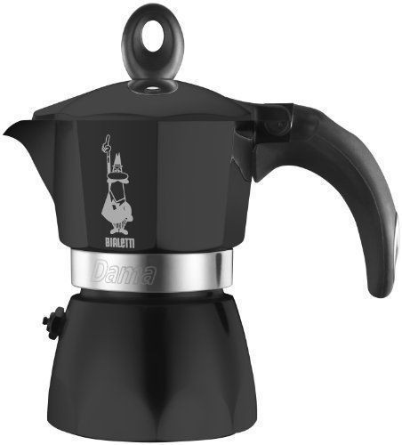 BIALETTI Dama kanvička, 3 porcie, hliník - čierna 2180199314