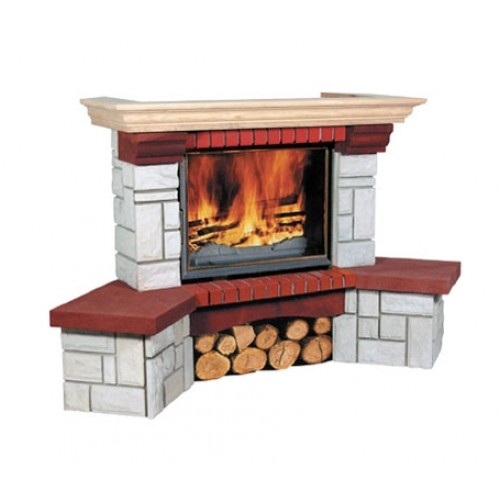 BiTech Lukrecja NS krbová obstavba rohová