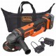 Black & Decker BCG720M1 Uhlová brúska 125mm (18V/1x4,0Ah) Taška