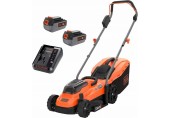 Black & Decker POWERCONNEC BCMW3318L2 Akumulátorová rotačná kosačka (2x18V/2x2,5Ah Li-Ion)