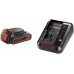 Black & Decker BDC2A20 Sada akumulátora Li-Ion (1x2,0Ah/18V) + nabijačka pre 14,4 - 18,V