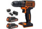 Black & Decker BDCDC18B Aku vŕtačka 30Nm Li-Ion (2x1,5Ah/18V)