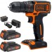Black & Decker BDCDC18B Aku vŕtačka 30Nm Li-Ion (2x1,5Ah/18V)