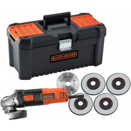 BLACK & DECKER BEG220KA5 Uhlová brúska 125mm, 900W