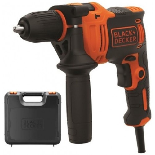 Black & Decker BEH710K Príklepová vŕtačka 710W, sada vrtákov, kufor