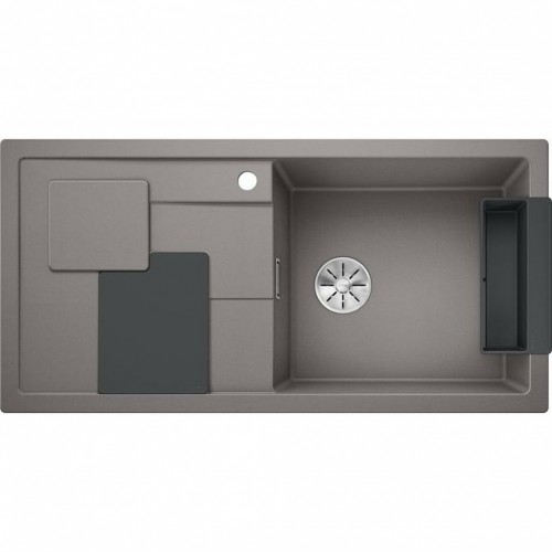 BLANCO SITY XL 6 S Infini SILGRANIT obojstranný bez exc. aluminium prísl. lava grey 525050