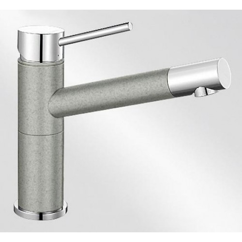 BLANCO Alta Compact drezová batéria perlovo sivá / chróm 520729