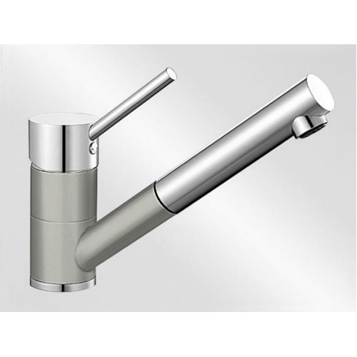 BLANCO ANTAS-S drezová batéria perlovo sivá / chróm 520733