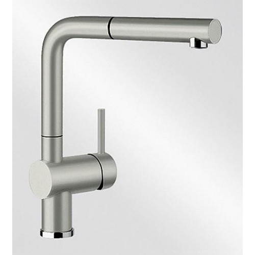 BLANCO Linus - S drezová batéria perlovo sivá 520747