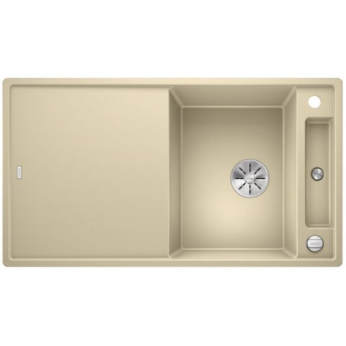 BLANCO AXIA III 5 S InFino silgranit béž.champagne drez vpravo s exc. prísluš. drevo523211