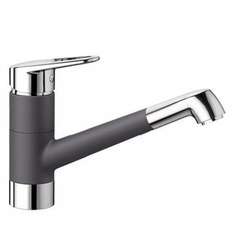 BLANCO Notis HD SILGRANIT-look sivá skala / chróm 523249