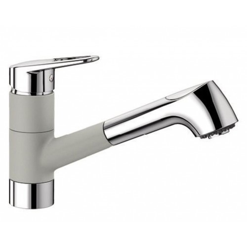 BLANCO NOTIS-S HD SILGRANIT-look perlovo sivá / chróm 523261
