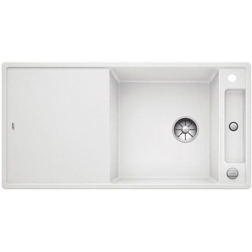 BLANCO AXIA III XL 6 S-F InFino SILGRANIT biela sklen.deska obojstranný s exc. 523529
