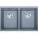 BLANCO SUBLINE 350/350 U InFino SILGRANIT aluminium bez tiahla 523576