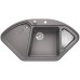 BLANCO DELTA II InFino SILGRANIT aluminium s excentrom prísluš. áno 523658