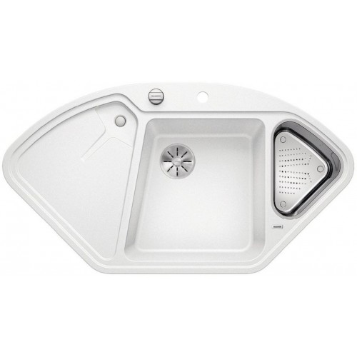 BLANCO DELTA II InFino SILGRANIT biela s excentrom prísluš. áno 523660