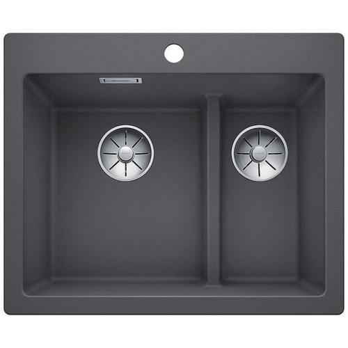 BLANCO PLEON 6 Split Infino SILGRANIT sivá skala s excentrom 523697