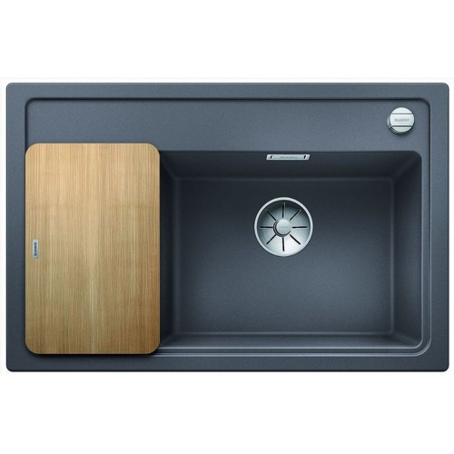BLANCO ZENAR XL 6 S Compact InFino SILGRANIT sivá skala drez vpravo s exc. a dřev.d 523765